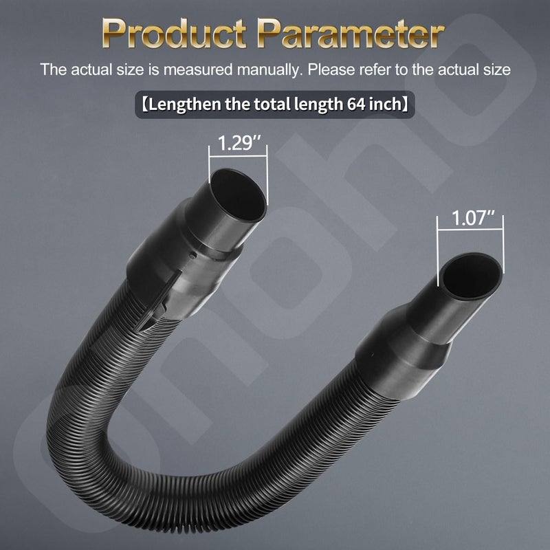 Ohoho 14-37-0105 14-37-0016 Vacuum Hose Replacement for Milwaukee 0880-20 0970-20 18V/28V Wet/Dry Vac Hose (Internal Storage) - Image 4